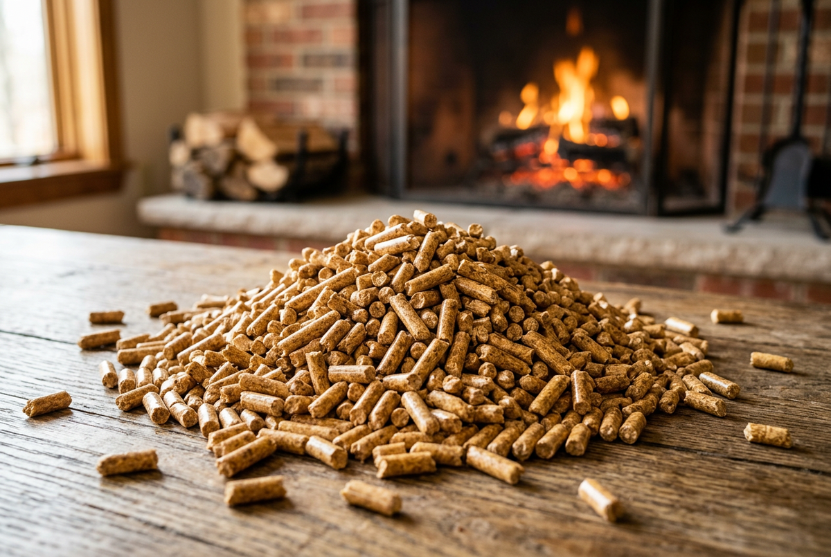 1 LKW von 24 Paletten von Holzpellets ENplusA1 Zertifiziert